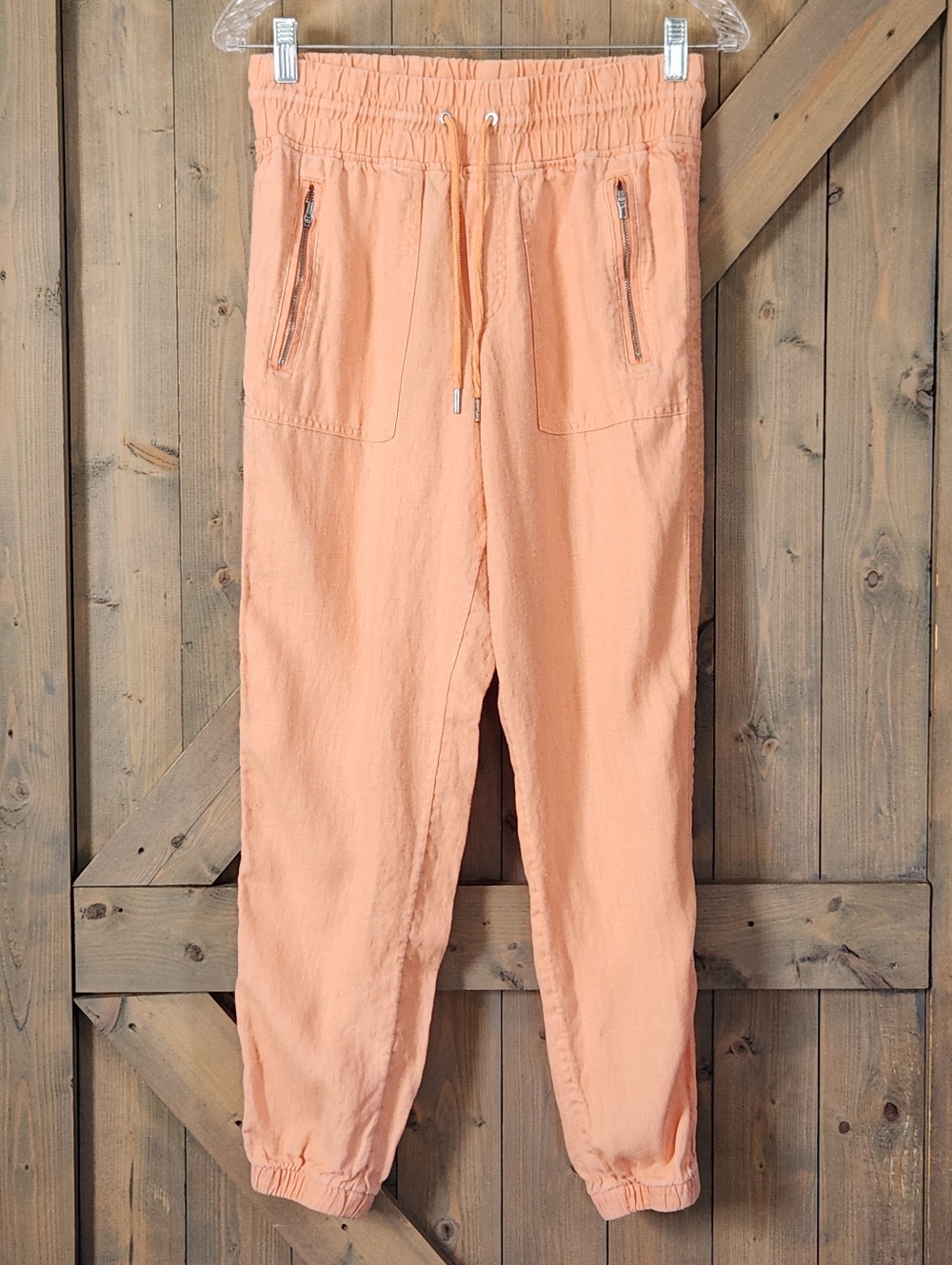 Athleta Cabo Linen Joggers Size 2